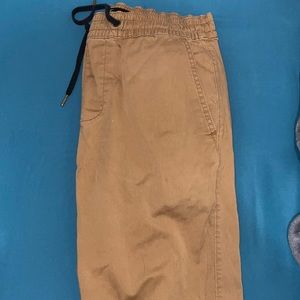 Size small brown hollister joggers